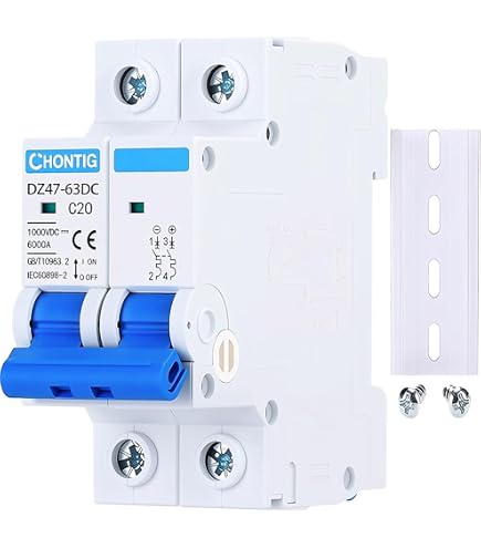 Alvinlite AC DC Miniature Circuit Breaker, 2 Pole 40 Amp 400V
